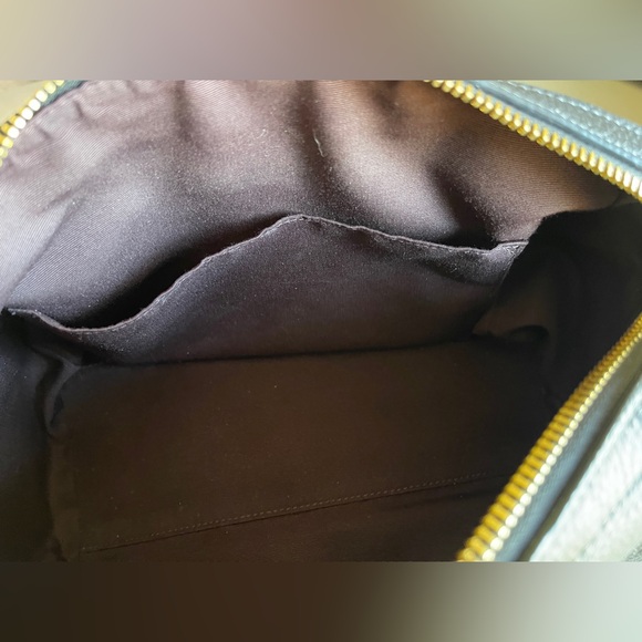 Coach Black Pebbled Leather Rowan Satchel with Gold Hardware - Picture 10 of 10